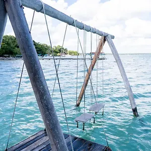 Private Bungalow @ 7 Colors Lagoon Apartamento Bacalar
